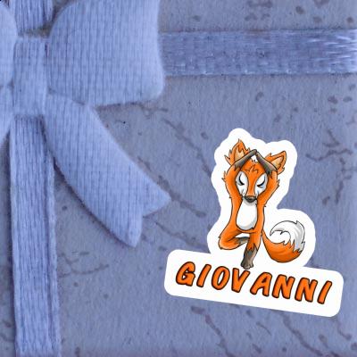 Giovanni Sticker Yogi Notebook Image