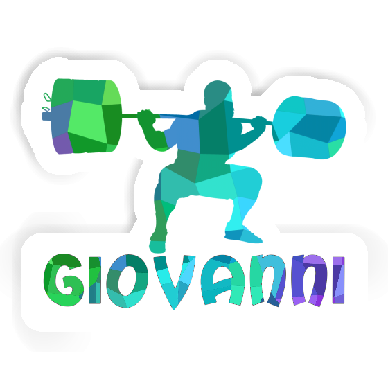 Sticker Weightlifter Giovanni Notebook Sticker Weightlifter Giovanni Gift package Image