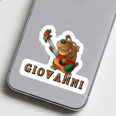 Gitarrist Aufkleber Giovanni Notebook Image