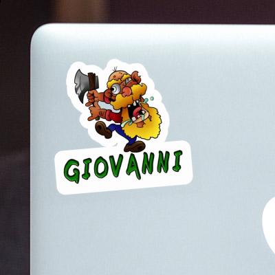 Giovanni Autocollant Bûcheron Giovanni Autocollant Bûcheron Image