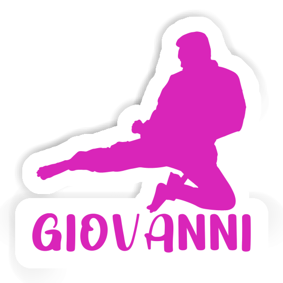 Sticker Karateka Giovanni Laptop Image