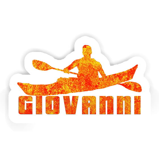Kajakfahrer Aufkleber Giovanni Kajakfahrer Aufkleber Giovanni Image