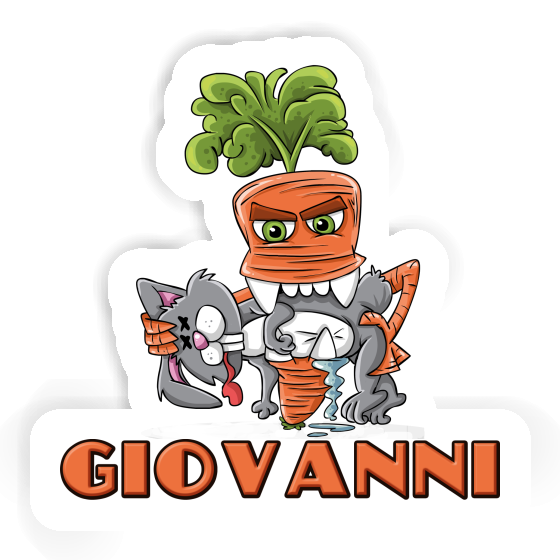 Giovanni Autocollant Carotte monstre Giovanni Autocollant Carotte monstre Image