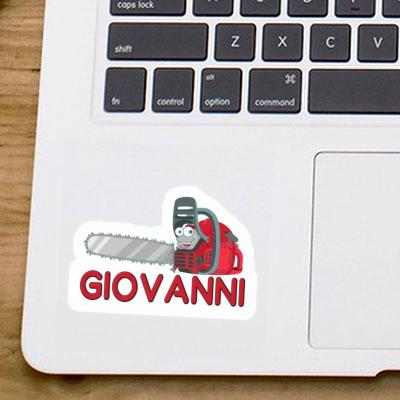 Sticker Kettensäge Giovanni Image