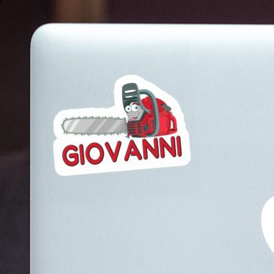 Autocollant Tronçonneuse Giovanni Notebook Autocollant Tronçonneuse Giovanni Notebook Image