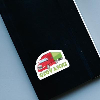 Giovanni Sticker Truck Notebook Giovanni Sticker Truck Gift package Image