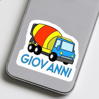 Giovanni Sticker Mixer Truck Gift package Image