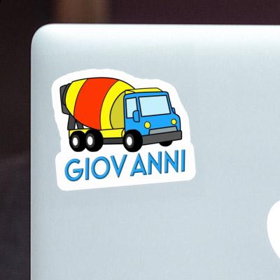 Autocollant Giovanni Camion malaxeur Notebook Autocollant Giovanni Camion malaxeur Gift package Image