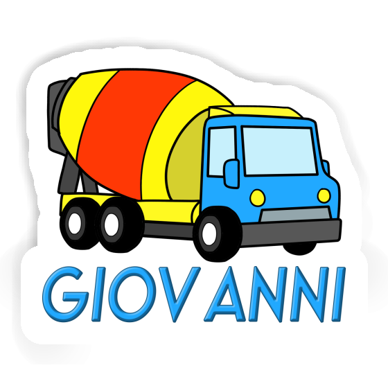 Giovanni Sticker Mixer Truck Giovanni Sticker Mixer Truck Image