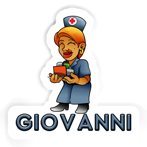 Autocollant Giovanni Infirmière Autocollant Giovanni Infirmière Image