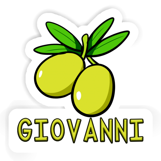 Aufkleber Giovanni Olive Notebook Aufkleber Giovanni Olive Gift package Image