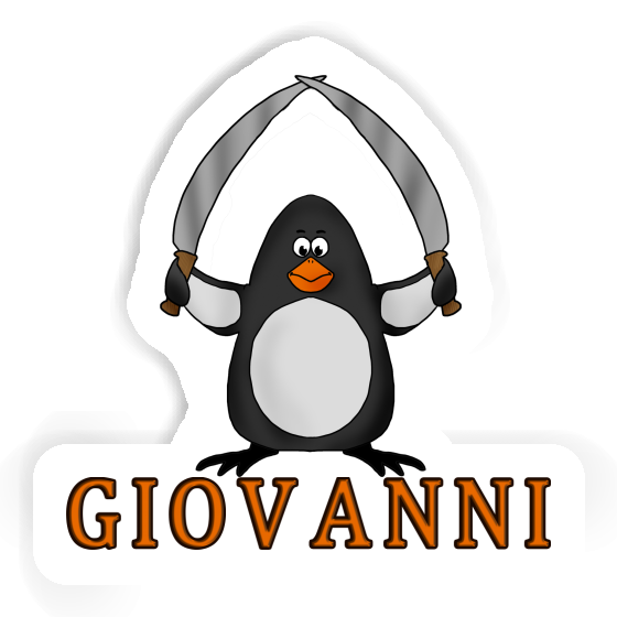Giovanni Sticker Sword Laptop Image