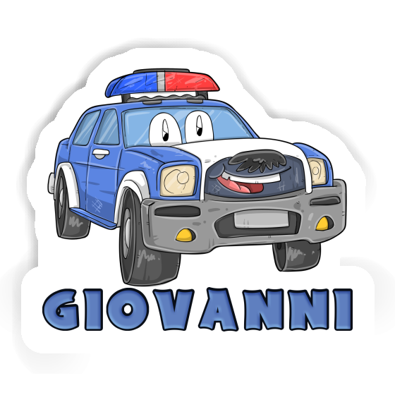 Police Car Sticker Giovanni Police Car Sticker Giovanni Image