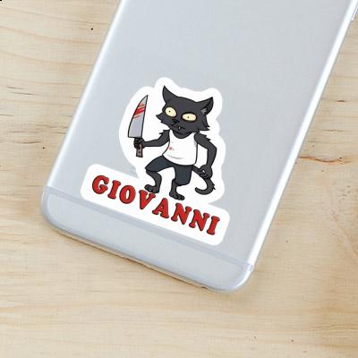 Giovanni Sticker Psycho Cat Laptop Giovanni Sticker Psycho Cat Laptop Image