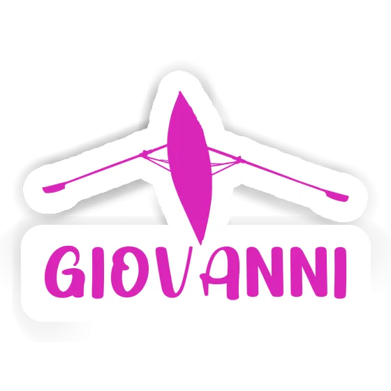 Autocollant Giovanni Bateau à rames Notebook Autocollant Giovanni Bateau à rames Gift package Image