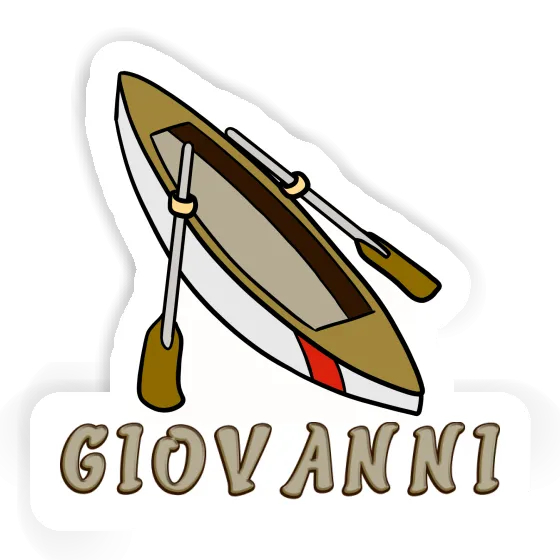 Autocollant Bateau à rames Giovanni Notebook Autocollant Bateau à rames Giovanni Notebook Image
