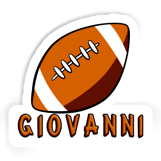 Rugby Ball Sticker Giovanni Notebook Rugby Ball Sticker Giovanni Gift package Image