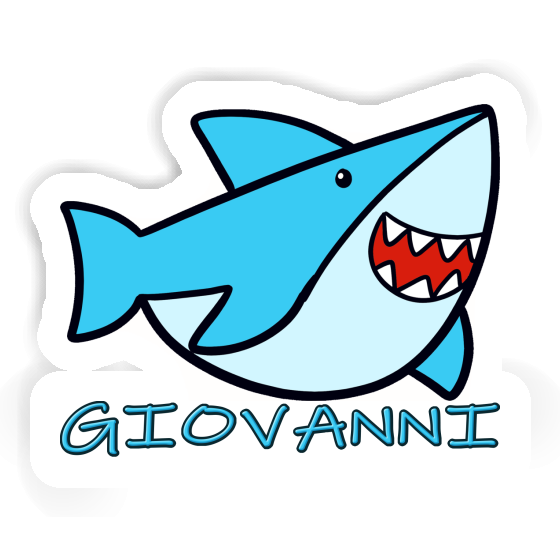 Shark Sticker Giovanni Notebook Image