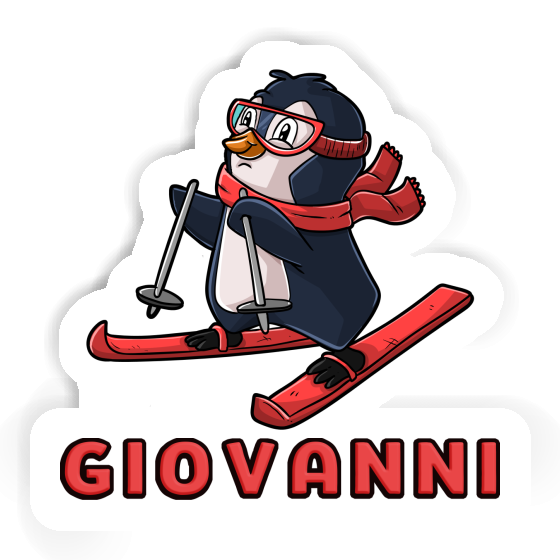 Giovanni Sticker Skier Laptop Giovanni Sticker Skier Laptop Image