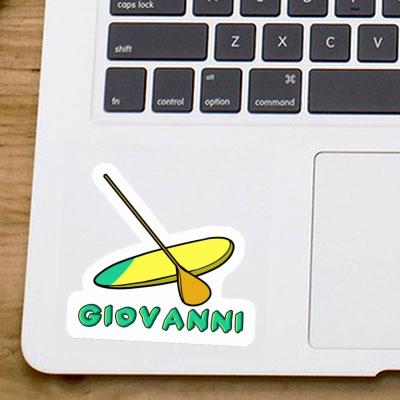 Sticker Giovanni Stand Up Paddle Notebook Sticker Giovanni Stand Up Paddle Gift package Image