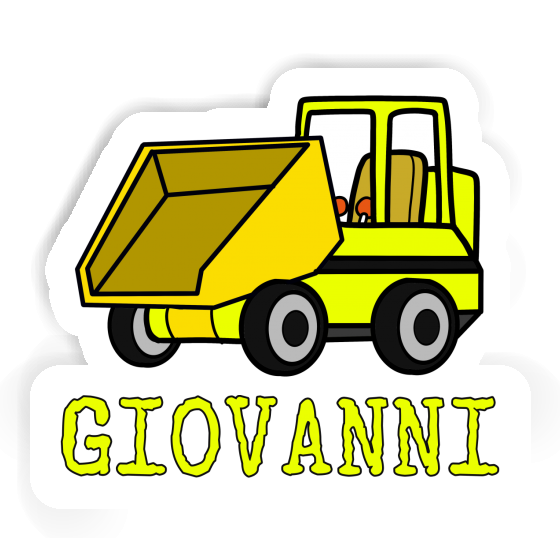 Sticker Front Tipper Giovanni Image