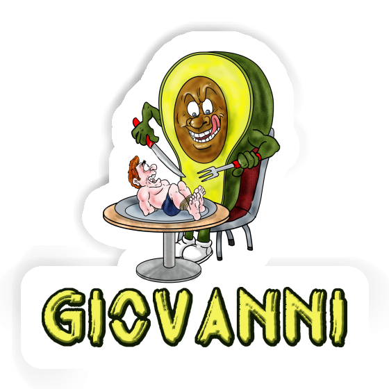 Sticker Avocado Giovanni Notebook Image
