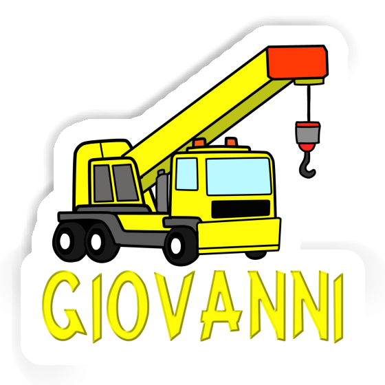 Giovanni Sticker Fahrzeugkran Notebook Giovanni Sticker Fahrzeugkran Gift package Image