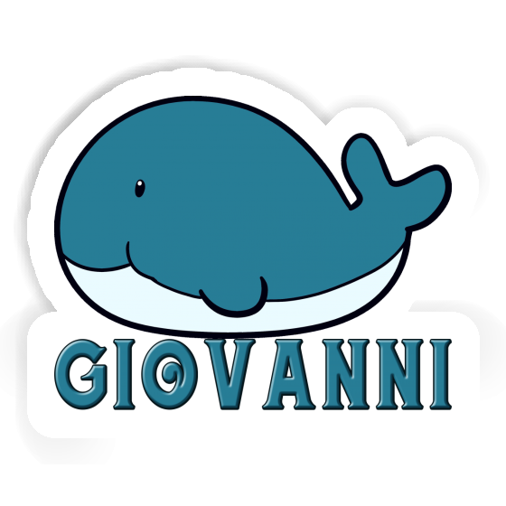 Sticker Whale Fish Giovanni Gift package Image