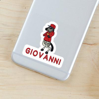 Zebra Sticker Giovanni Notebook Image