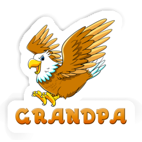 Eagle Sticker Grandpa Image