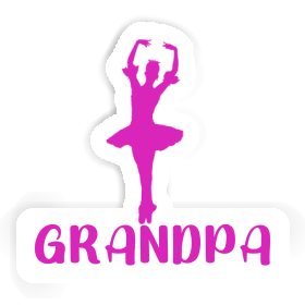 Ballerina Sticker Grandpa Image