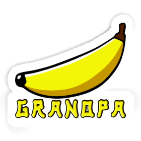 Sticker Banana Grandpa Image