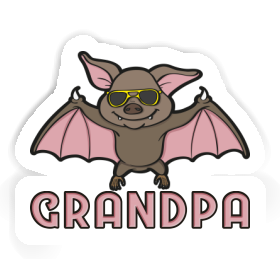 Bat Sticker Grandpa Image