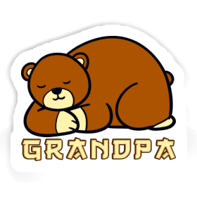 Bear Sticker Grandpa Image