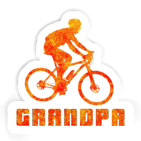 Sticker Grandpa Biker Image