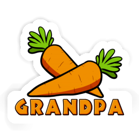 Sticker Carrot Grandpa Image