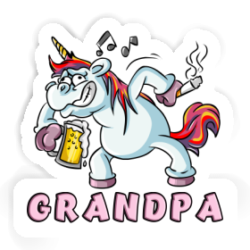 Partycorn Sticker Grandpa Image