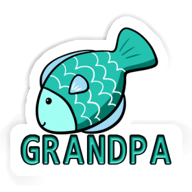 Grandpa Sticker Fish Image