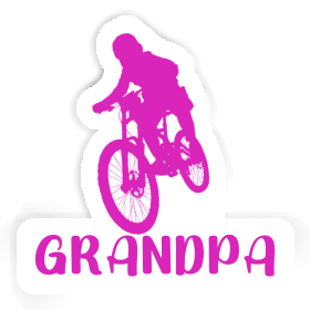 Grandpa Sticker Freeride Biker Image