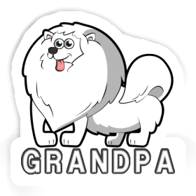 Chien Autocollant Grandpa Image