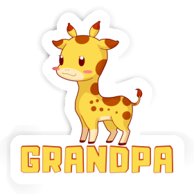 Sticker Grandpa Giraffe Image