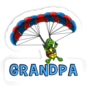 Grandpa Sticker Paraglider Image