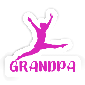 Sticker Gymnast Grandpa Image