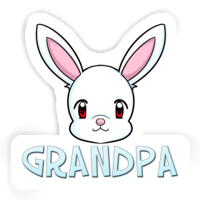 Grandpa Sticker Hare Image