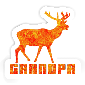 Sticker Deer Grandpa Image