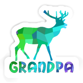 Grandpa Sticker Deer Image