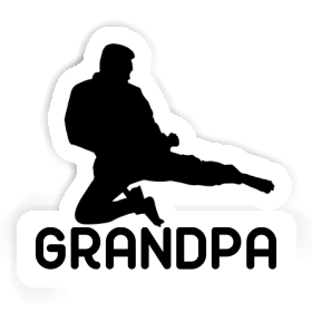 Karateka Sticker Grandpa Image