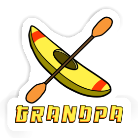 Grandpa Sticker Canoe Image