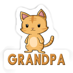 Grandpa Sticker Kitten Image