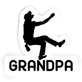 Climber Sticker Grandpa Image